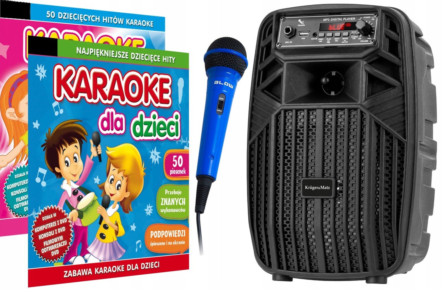 Bluetooth reproduktor Mikrofon Karaoke DVD