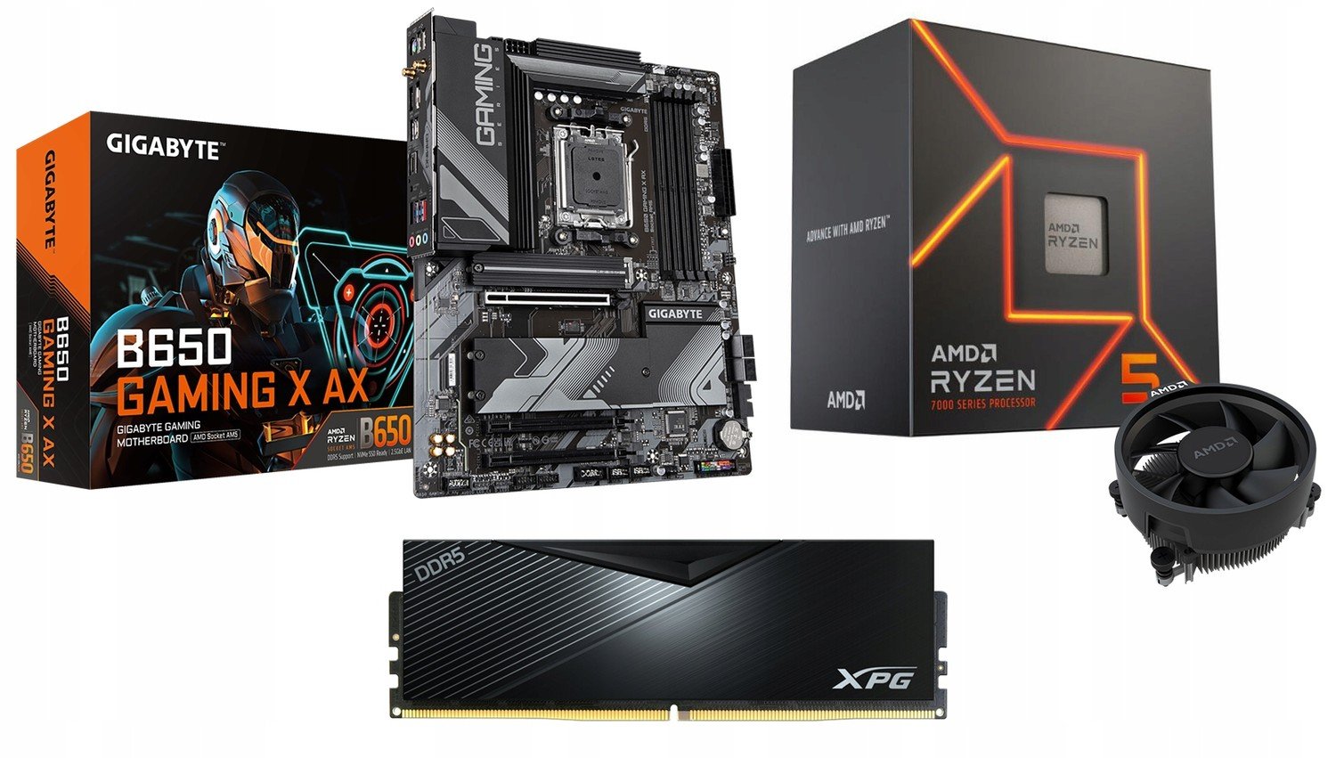 Sada Ryzen 5 7600 +B650 Gaming X +32GB 6000 DDR5