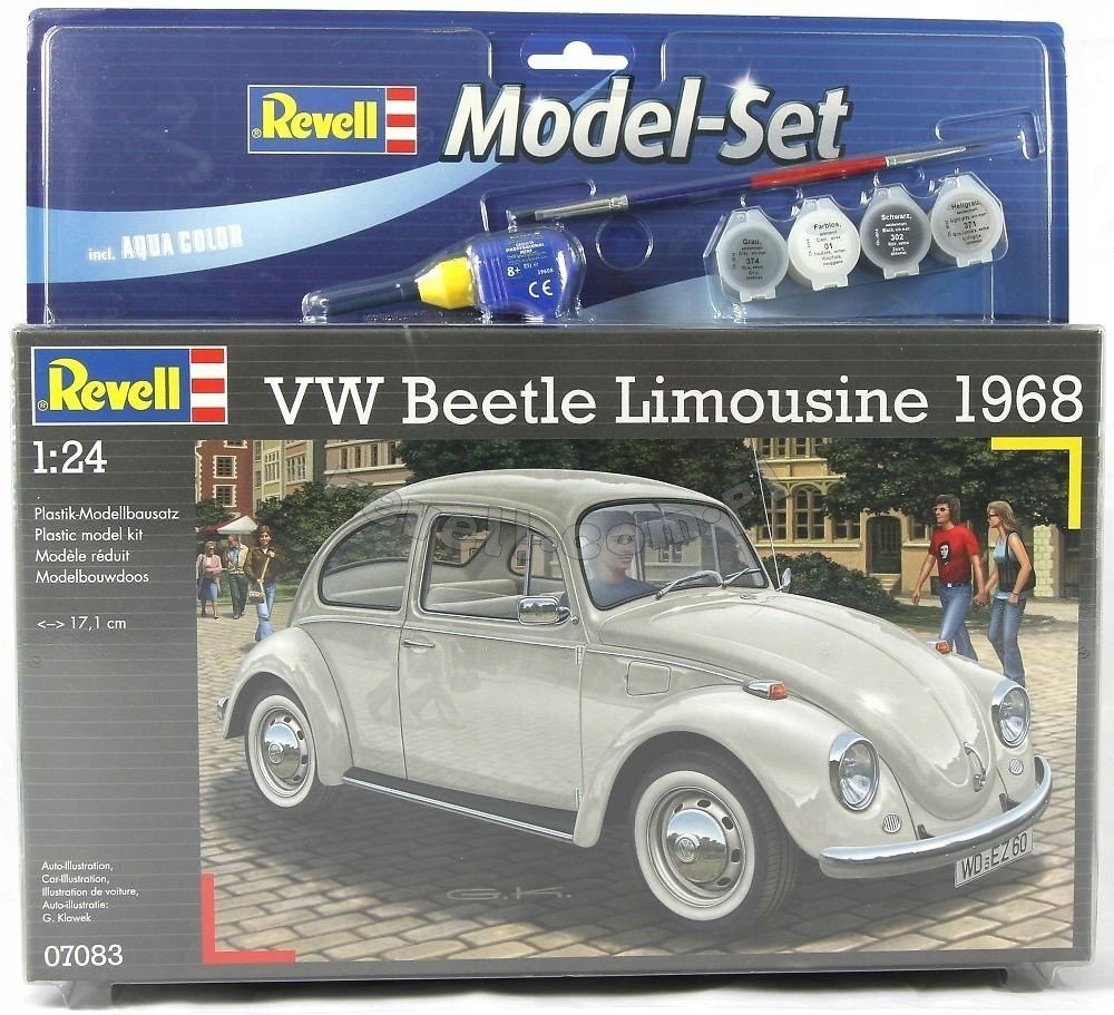 Vw Beetle Limousine 1968 Revell 67083 Samoch