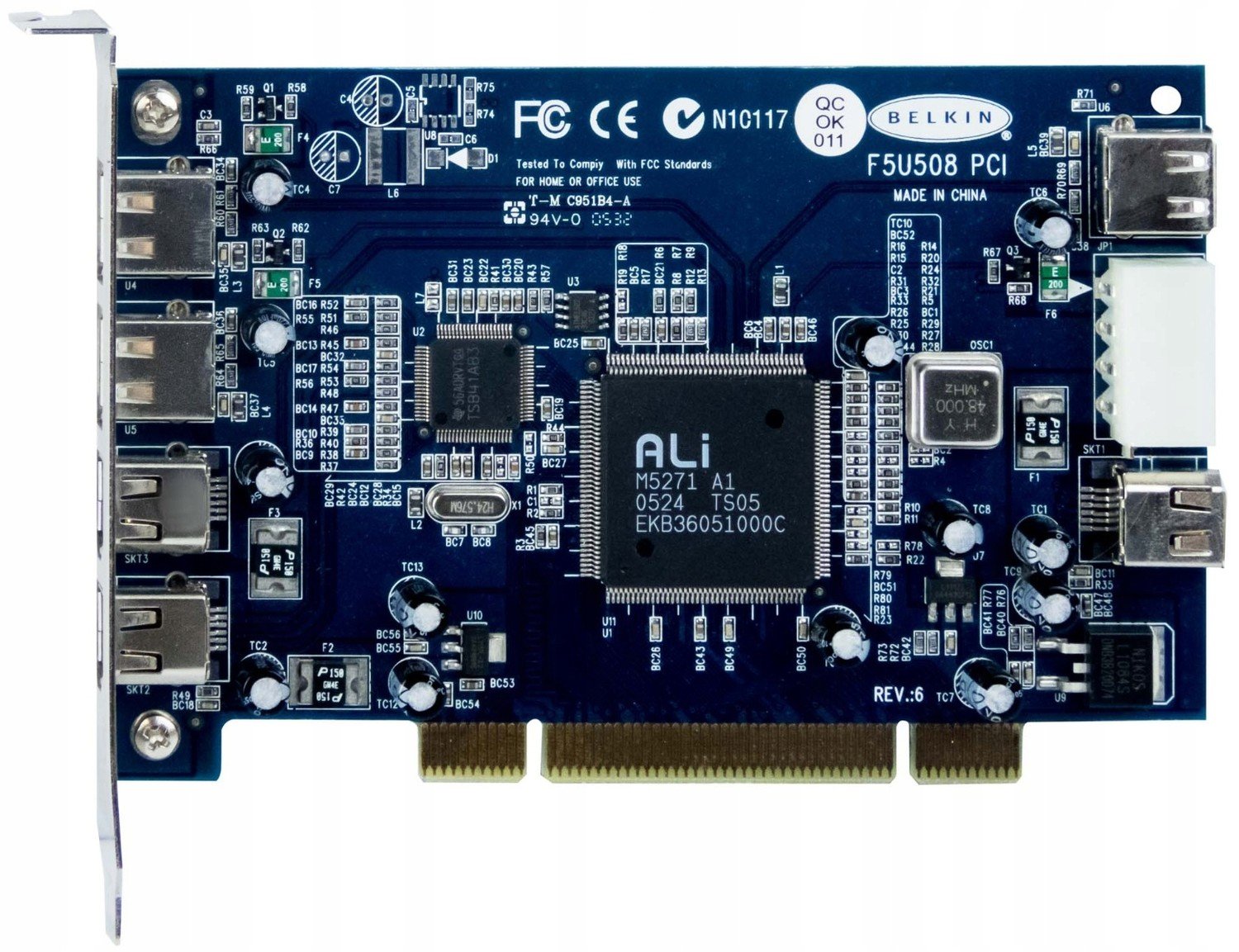 Belkin F5U508 Pci Usb Firewire Adaptér