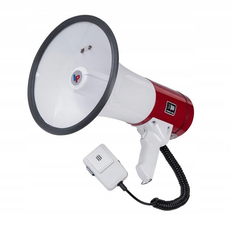Mobilní megafon s funkcí alarmové sirény 25 W