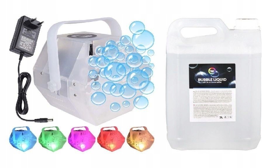 LIGHT4ME Bubble Led výrobník bublin kapalina 5l