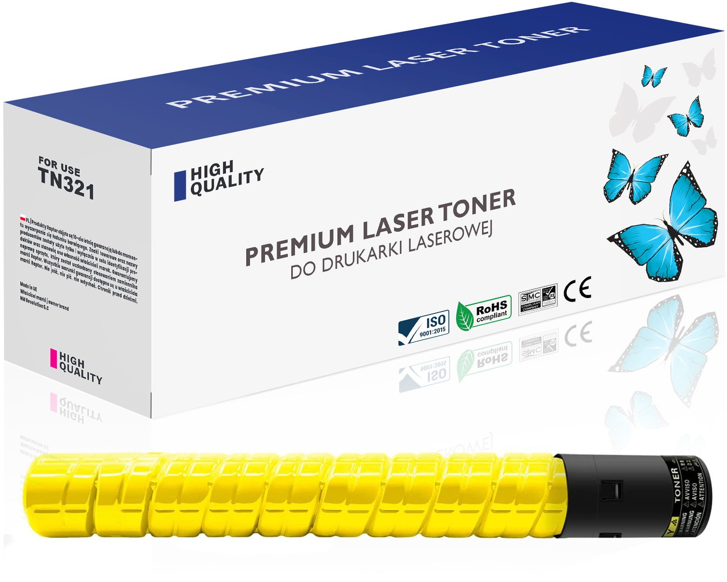 Toner pro Konica Minolta TN-321 BizHub C224 žlutý