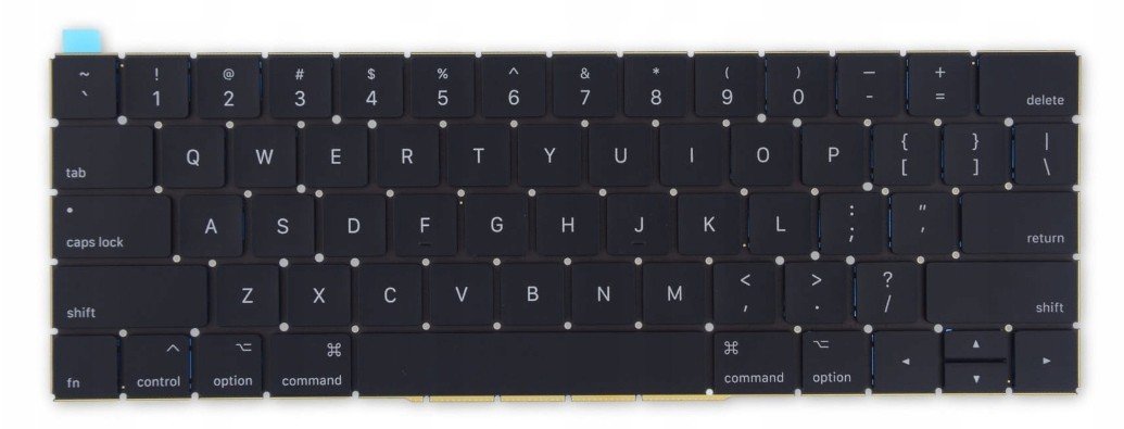 Klávesnice klávesnice MacBook Pro A1707 A1706 Us
