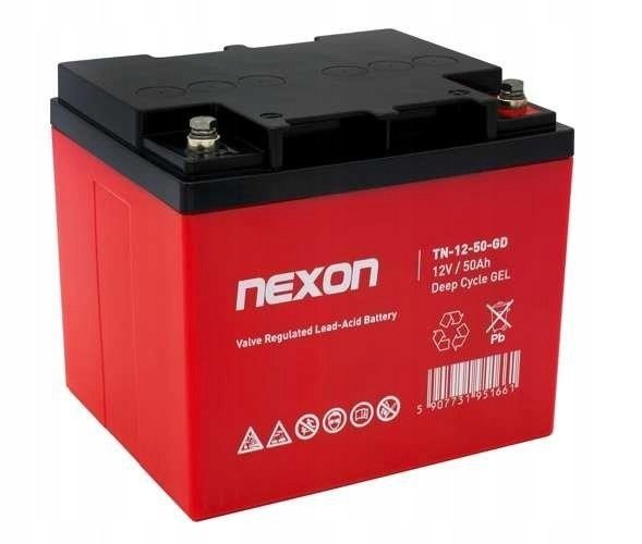 Gelová baterie Nexon Tn-gel 12V 50Ah long life(