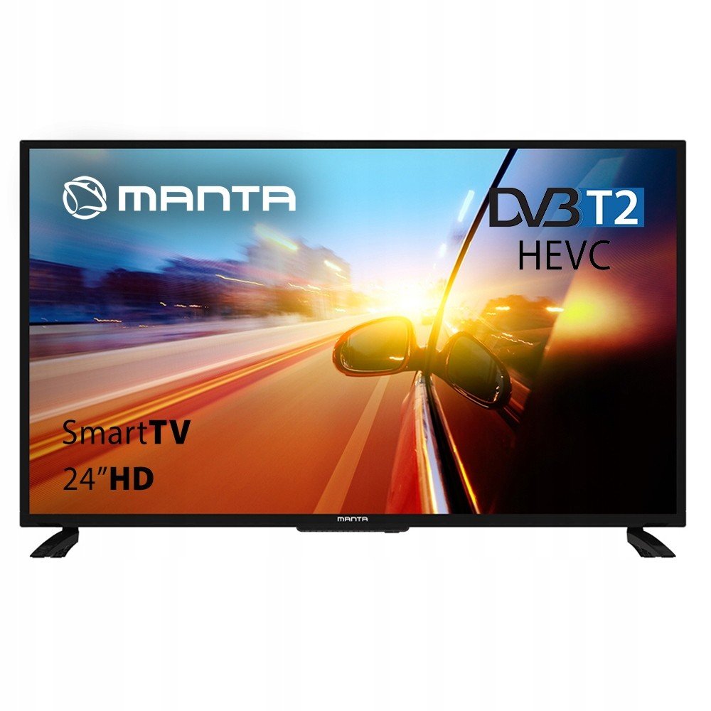 24palcový televizor Manta 24LHS122T Smart DVBT2 Hevc