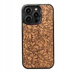 Dřevěné Pouzdro Na Iphone 14 Pro Listy Jabloň Case