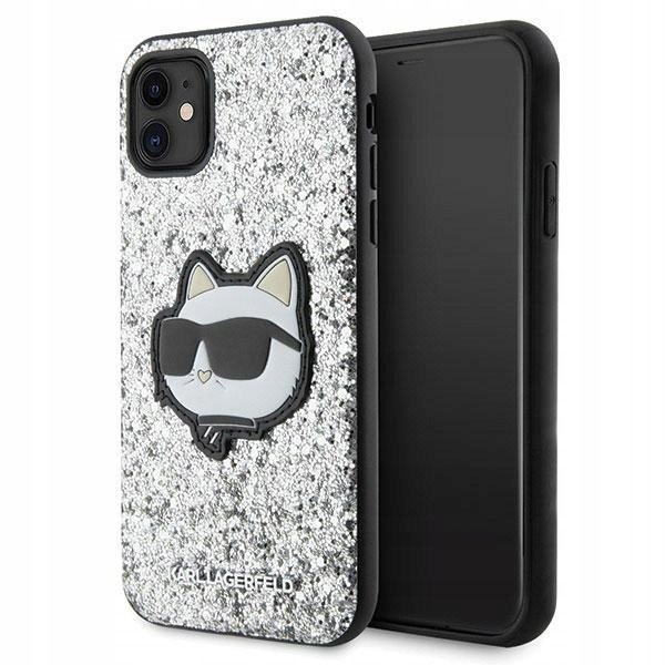 Karl Lagerfeld kryt pro iPhone 11 Xr stříbrný