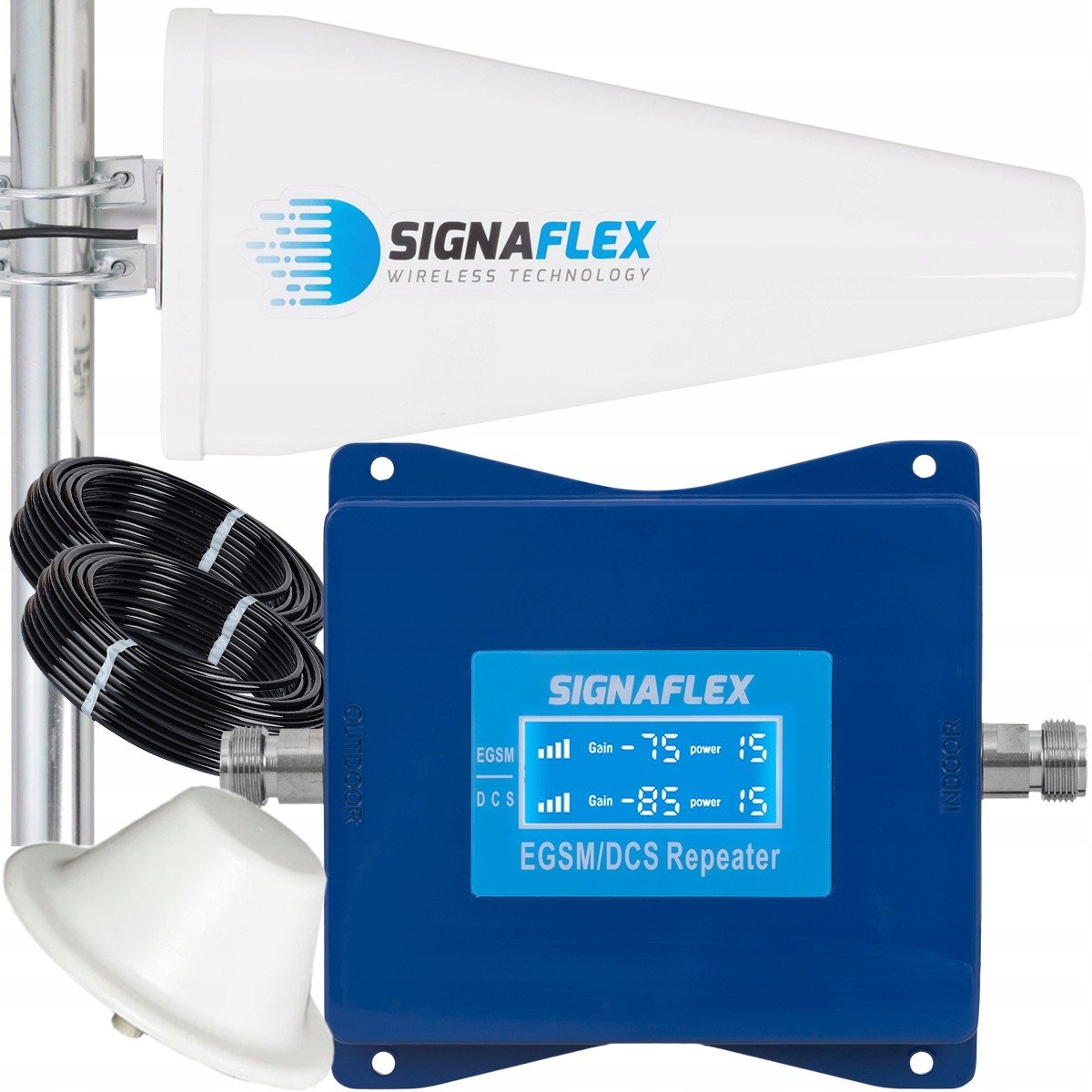 Výkonný Zesilovač Dosahu Signálu Gsm Dcs 4G Sada