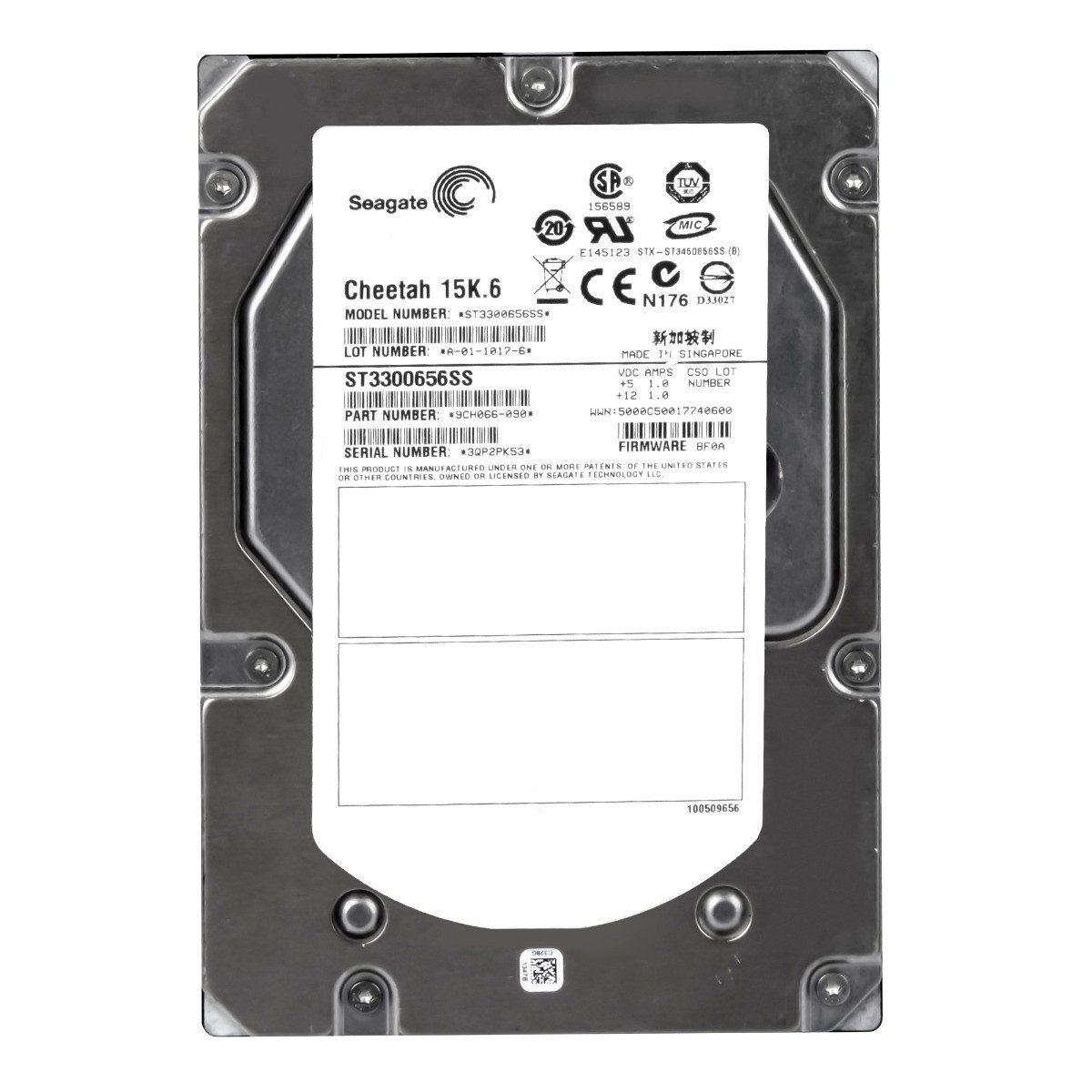Seagate 300GB 15K 16MB Sas 3.5'' ST3300656SS