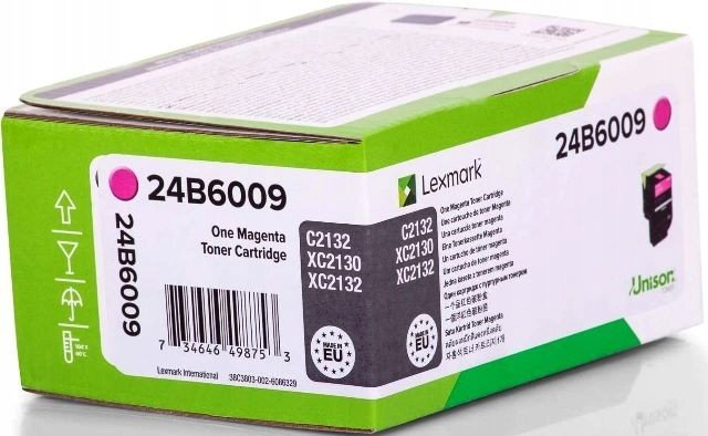 Toner Lexmark 24B6009 červený (magenta)