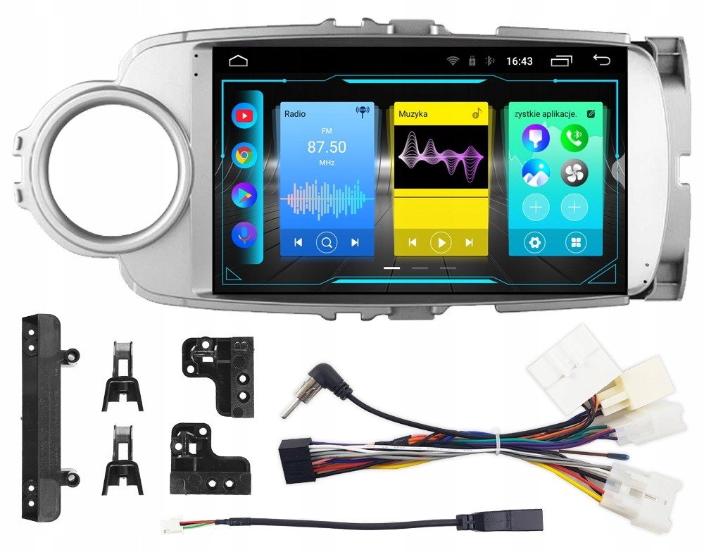 Navigační Rádio Pro Toyota Yaris Android Dsp Bt 9''