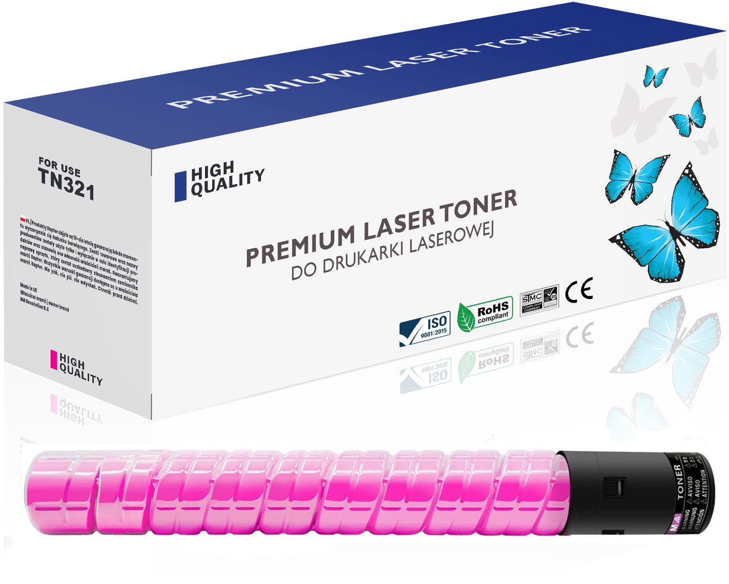 Toner pro Konica Minolta TN-321 BizHub C224 purpurový