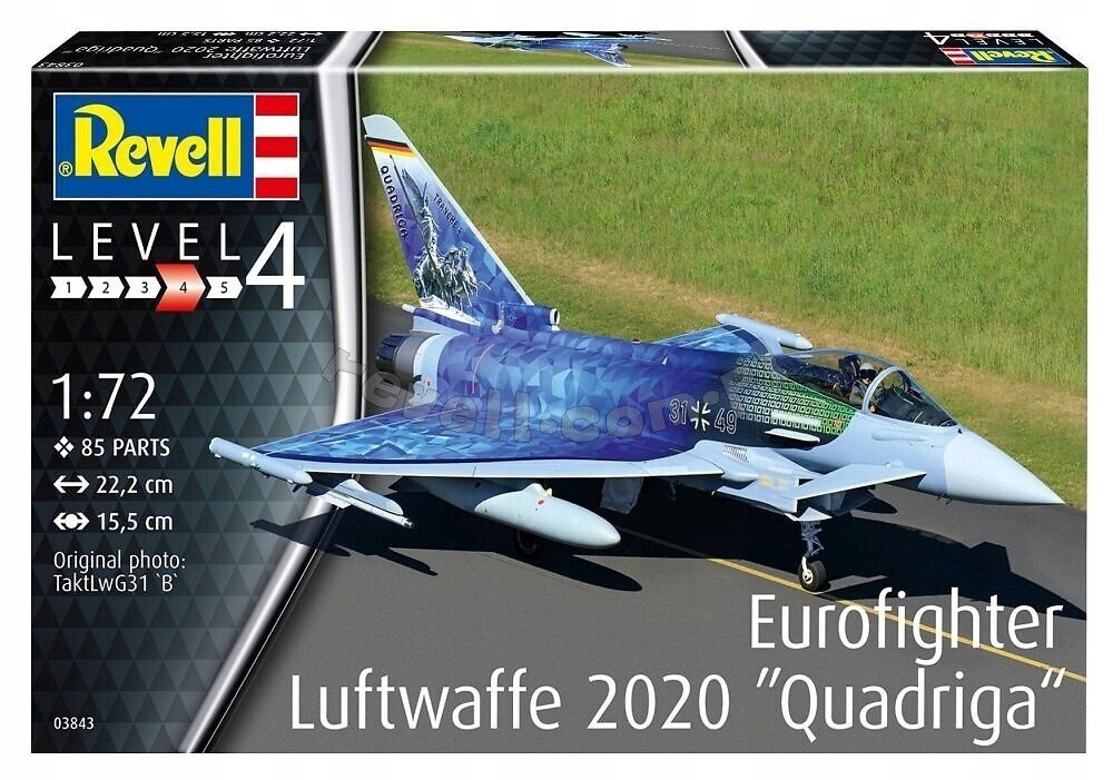 Revell 03843 Eurofighter Luftwaffe 2020 Quadri