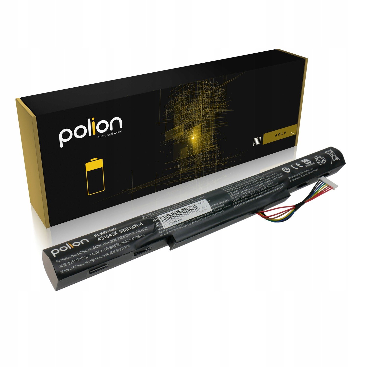 Baterie AS16A5K pro Acer články Samsung 2600mAh