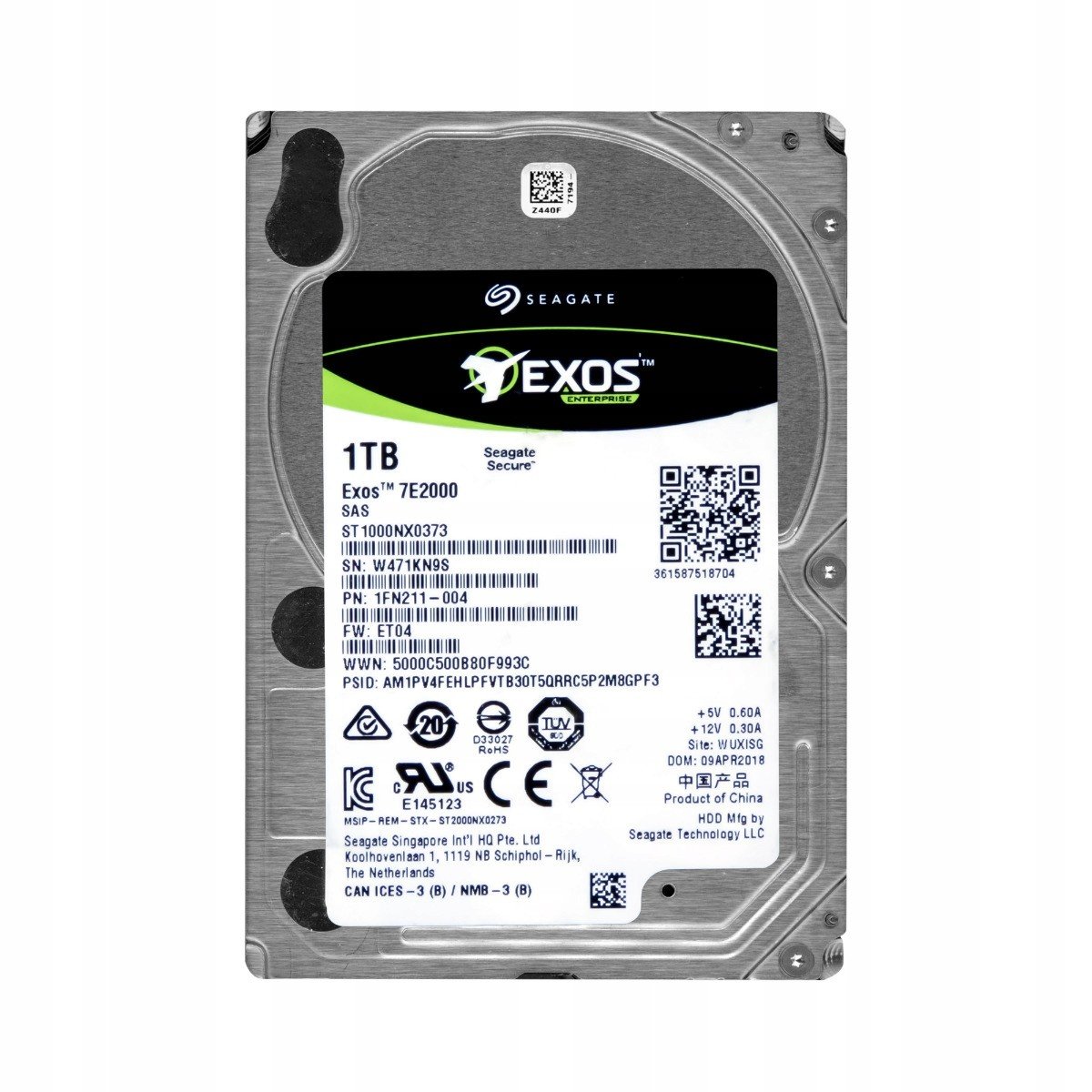 Disk Seagate ST1000NX0373 1000 Gb 2,5