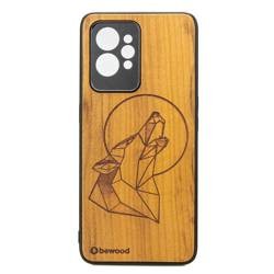 Dřevěné Pouzdro Pro Realme Gt 2 Pro Vlk Imbuia Case