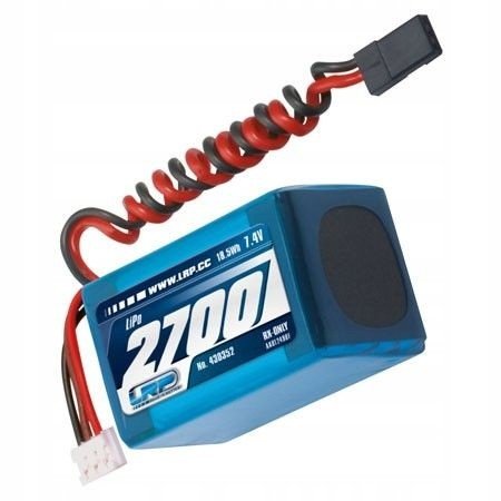 2700mAh 7.4V LiPo Rx přijímač Ehr