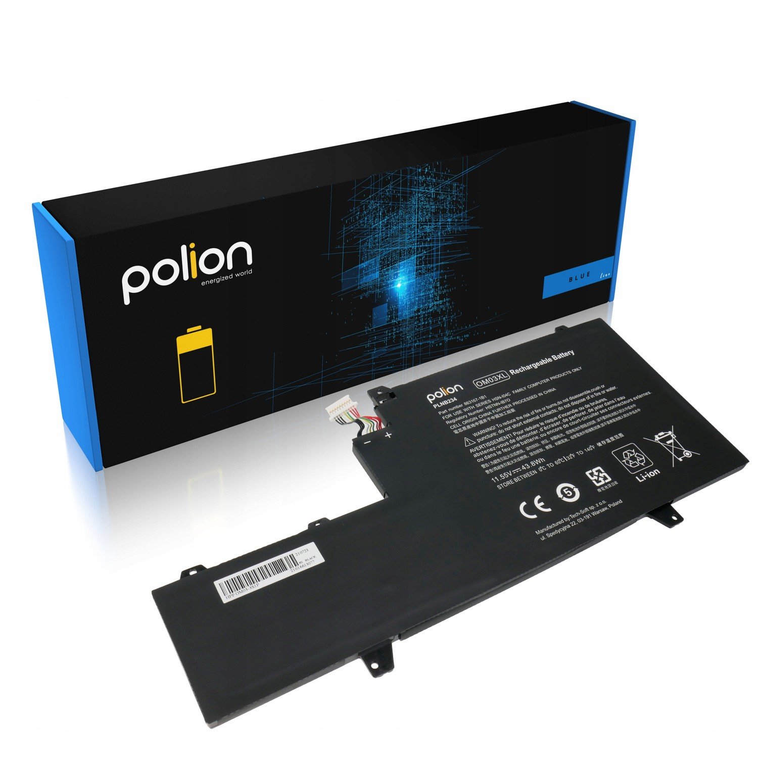 Baterie OM03XL pro Hp EliteBook x360 1030 G2