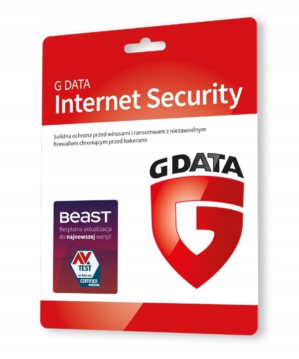 G Data Internet Security Key Card 1 Pc 2 roky