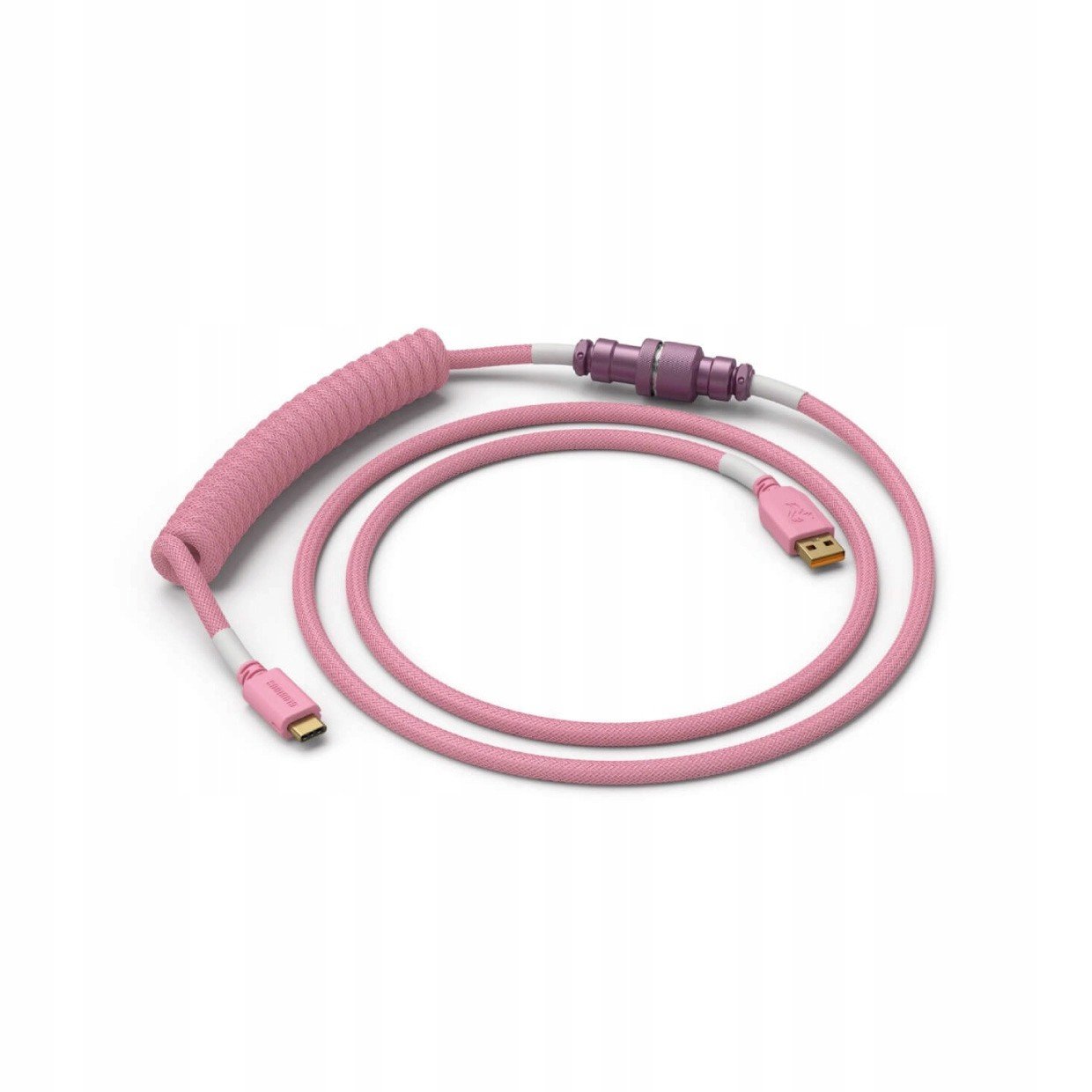 Glorious Usb C kabel pro klávesnici Pixel Pink