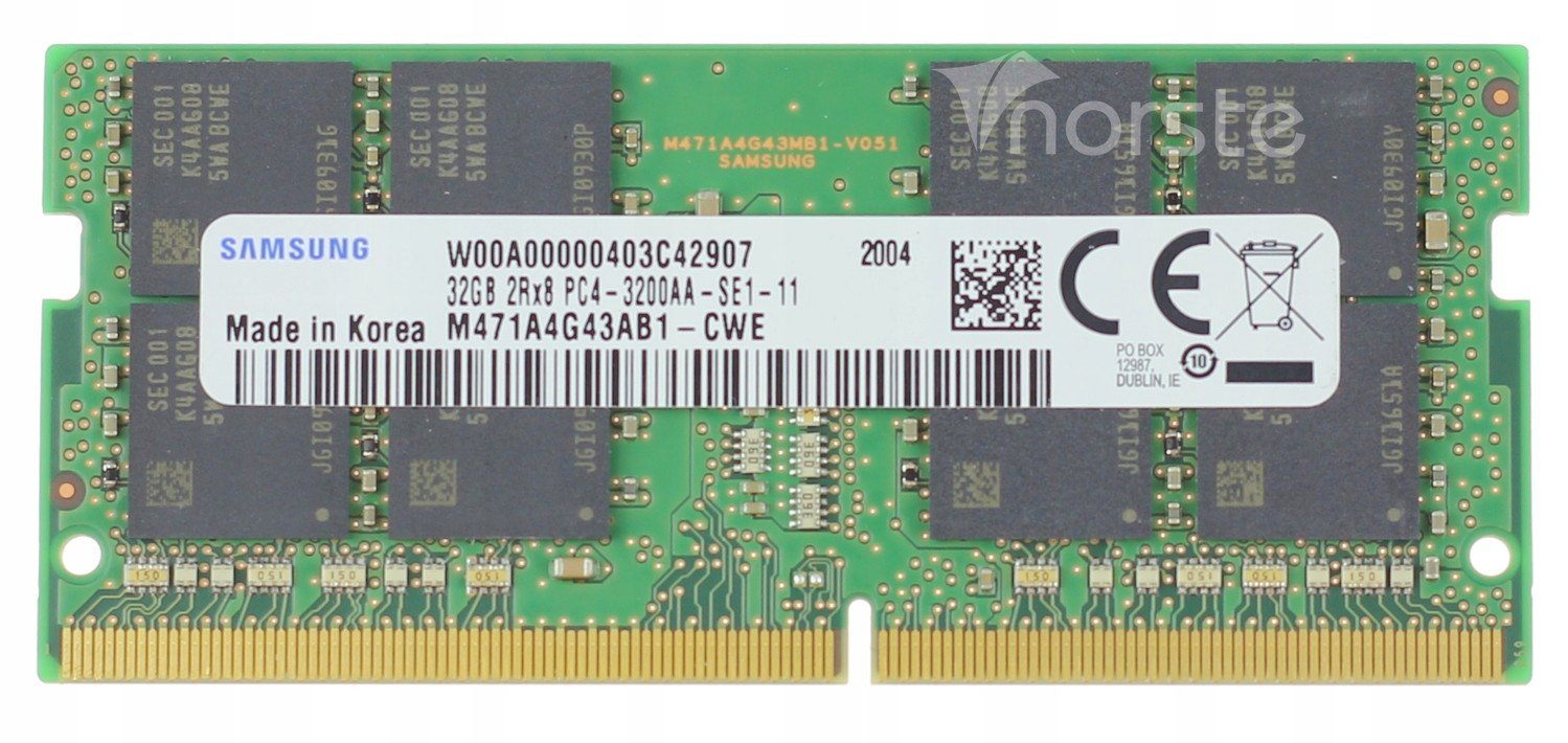 Operační paměť DDR4 Samsung 32 Gb