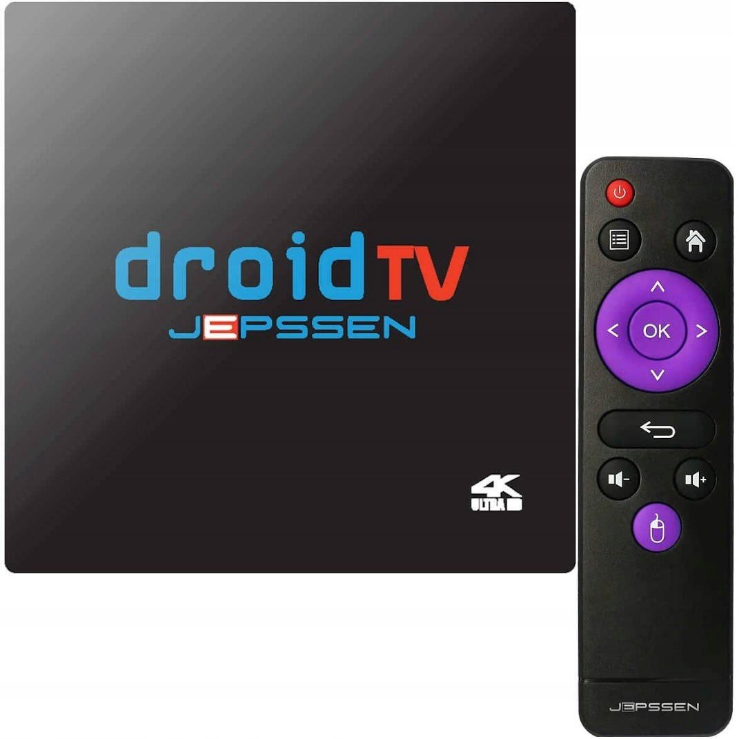 Jepssen Droidtv Box 4K XE1 Android 9.0 Dálkové Ovládání