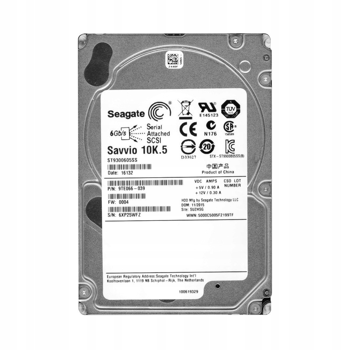 Seagate Savvio 300GB 10K SAS-2 2,5'' ST9300605SS