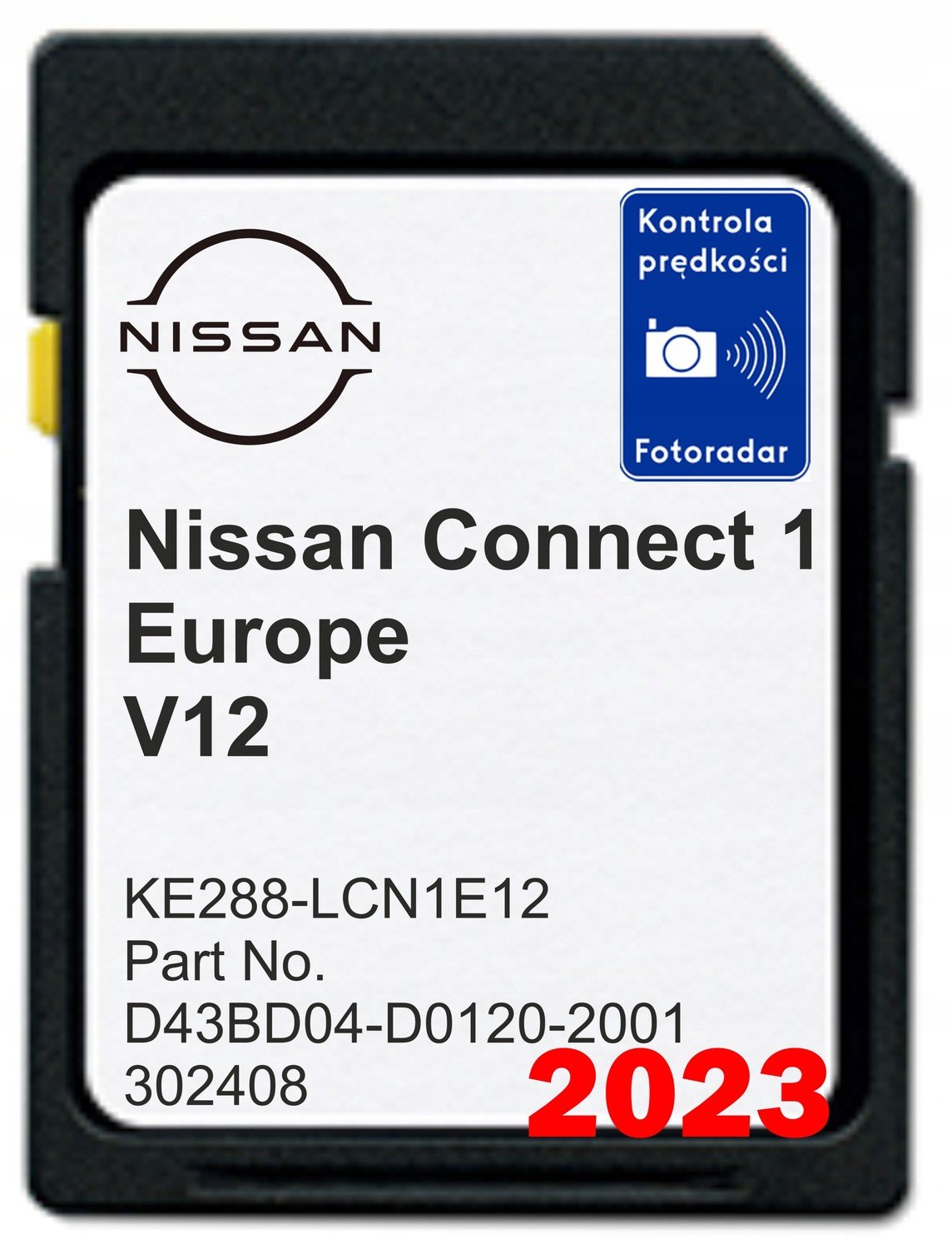 Mapa Navigace Nissan LCN1 v12 2023 Qashqai Micra