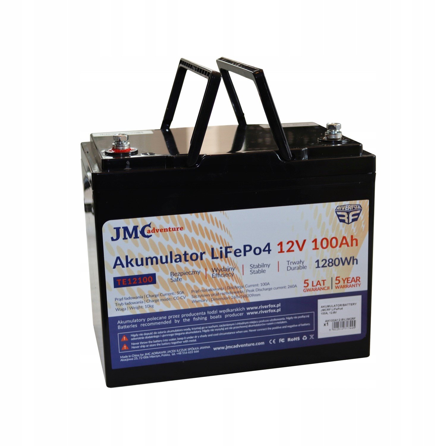 Jmc LiFePo4 100A 12.8V 5 Let Záruka