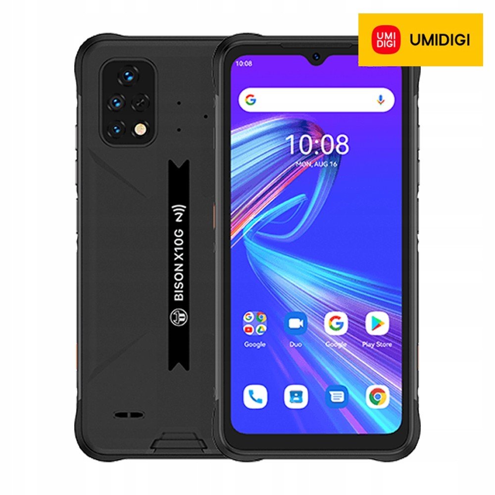 Umidigi Bison X10G 4/64GB 6150mAh smartphone černý