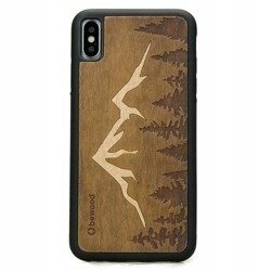 Dřevěné Pouzdro Pro Iphone Xs Max Hory Imbuia Case