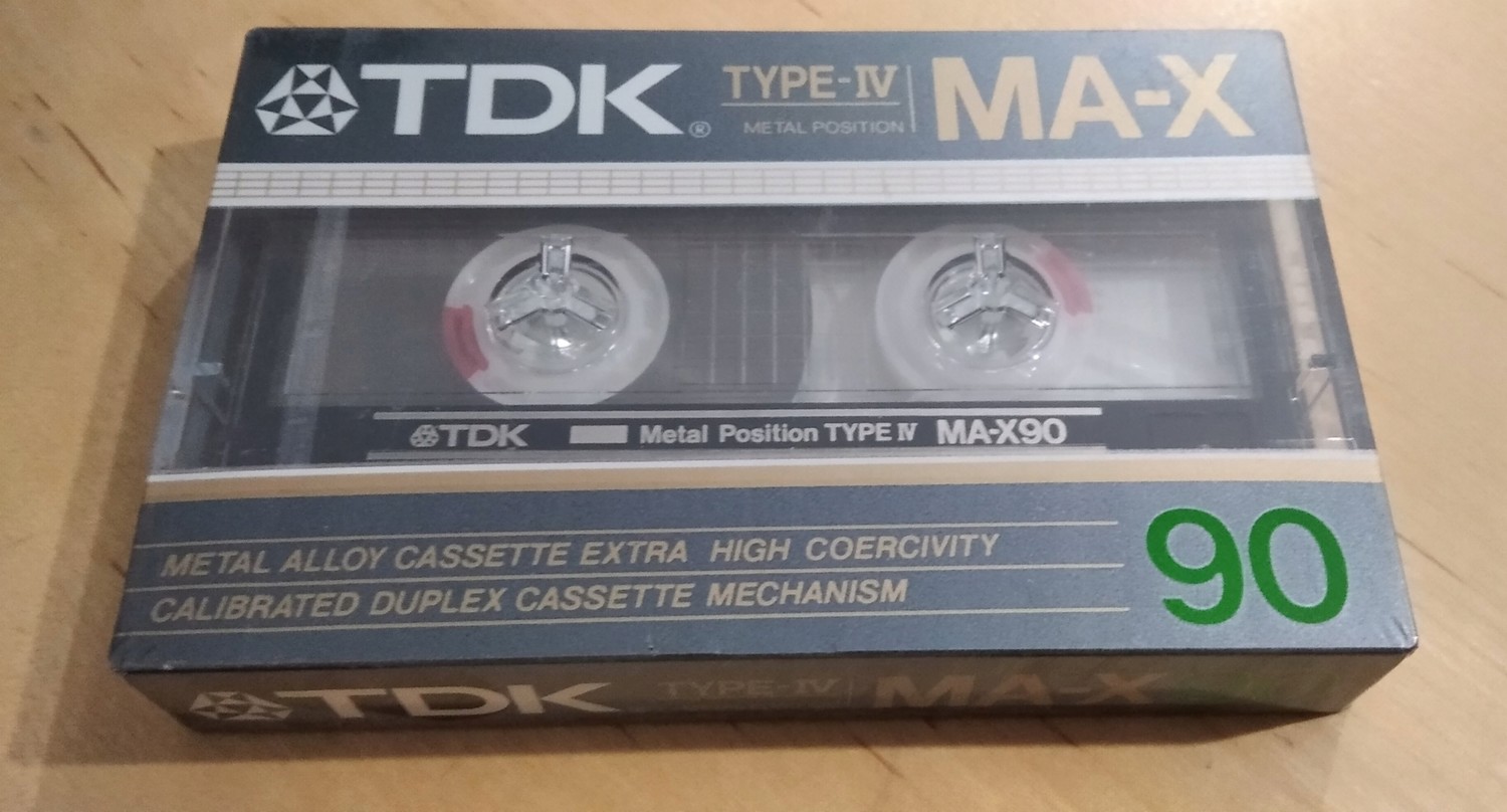 Magnetofonová kazeta Tdk Ma-x 90 Nová