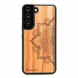 Dřevěné Pouzdro Pro Samsung Galaxy S22 Mandala Case