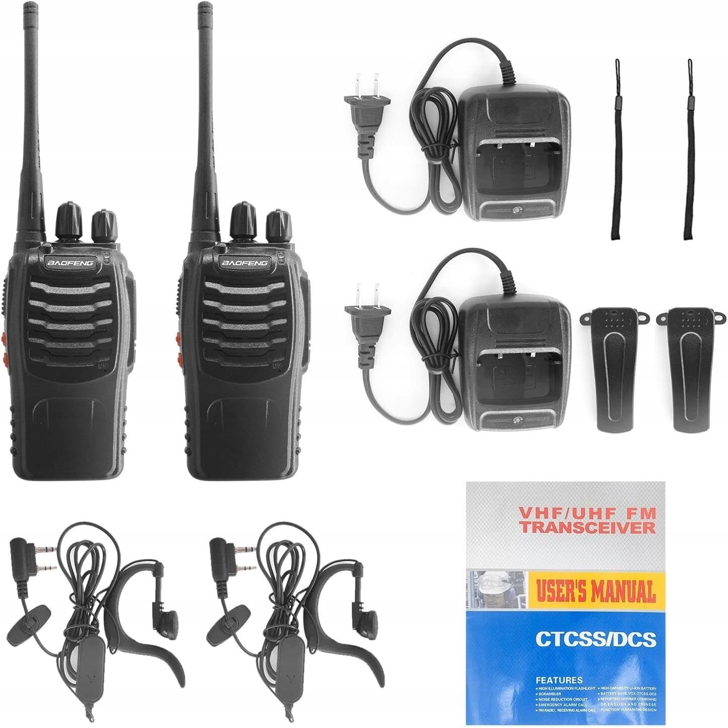 2x Walkie Talkie Království Baofeng BF-88E