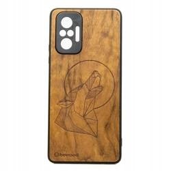 Dřevěné Pouzdro Na Xiaomi Redmi Note 10 Pro Vlk