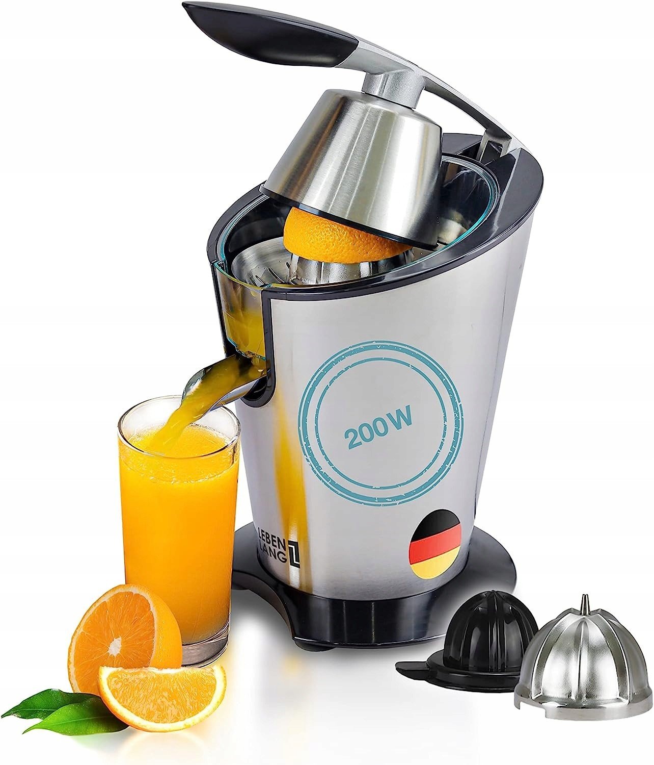 Elektrický Lis Na Citrusy Nerezová Ocel