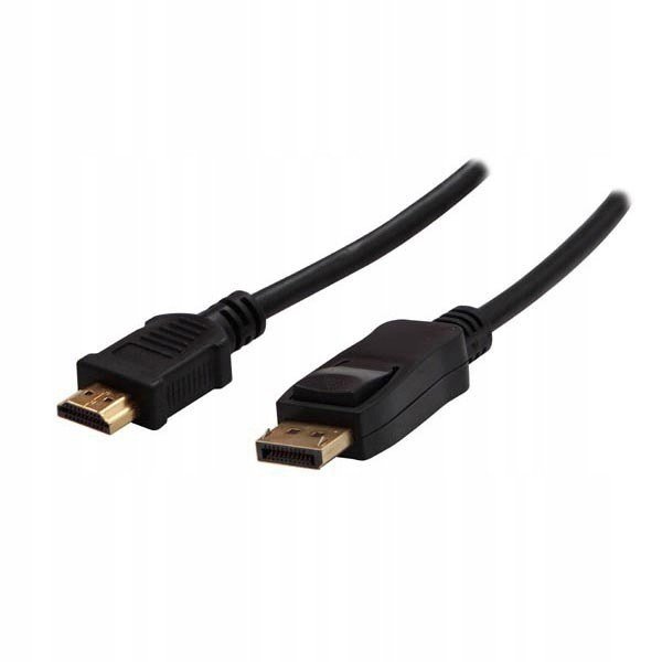 Kabel Logo DisplayPort M- Hdmi M černý