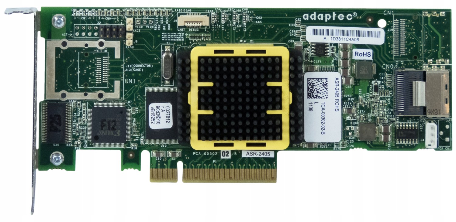 Adaptec ASR-2405 Raid Sas/sata 3GB PCIe Lp