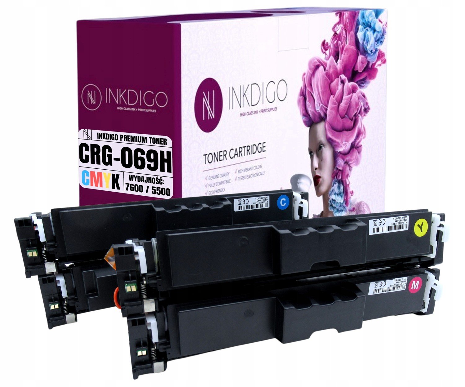 4x Toner s Chipem pro Canon 069H i-SENSYS MF752 754