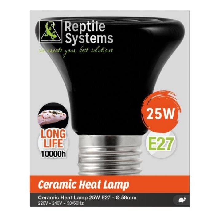 Keramická tepelná lampa Reptile Systems 25W