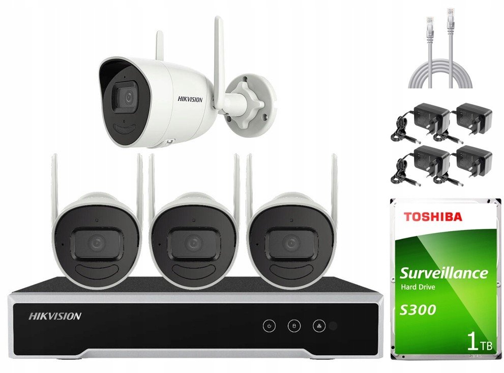 Monitorovací sada Hikvision WiFi 2MPx IR30m Ip