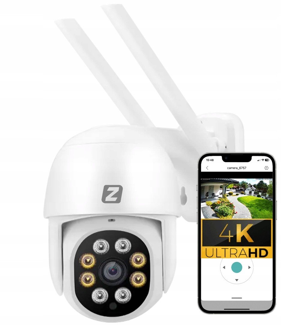 Venkovní kamera Otočná Ip WiFi 8MPx 8MP