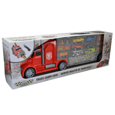 City Service Car - 1:16 Tahač s auty a vrtulníkem 55 cm