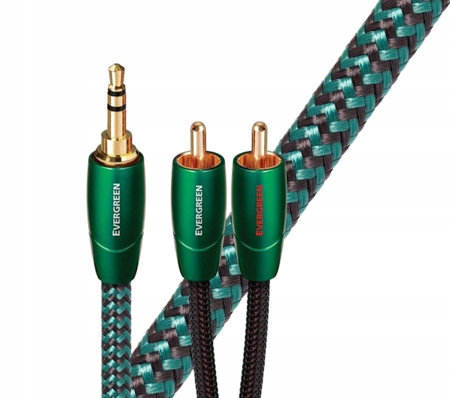 Kabel AudioQuest Evergreen Jack 3,5 mm/2xRCA 5m