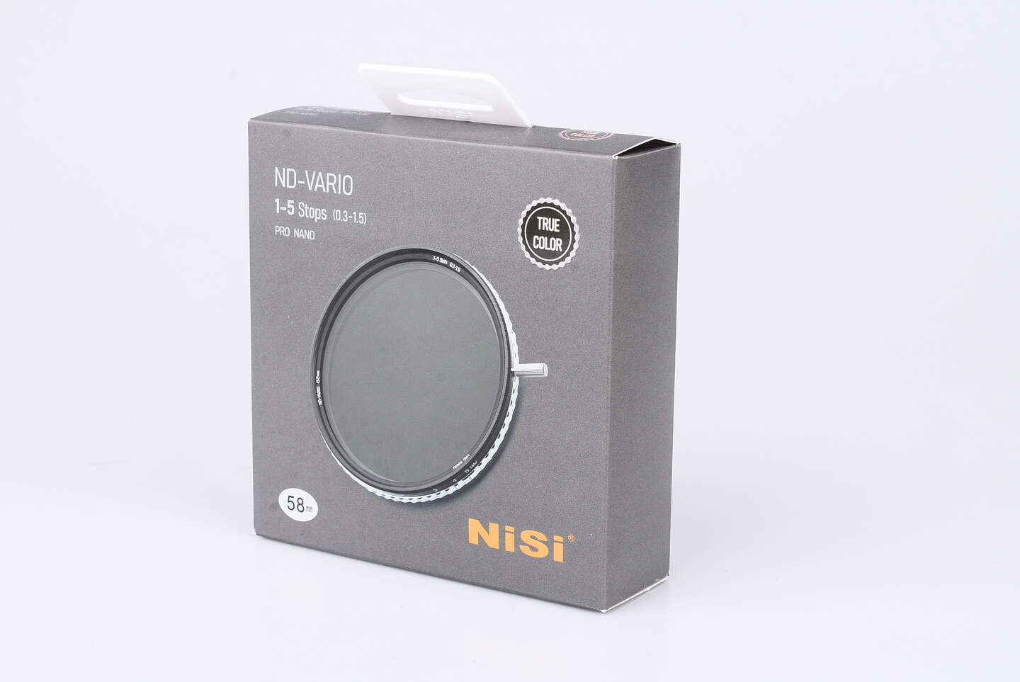 NiSi Filtr ND-Vario 1-5 Stops True Color 58 mm bazar