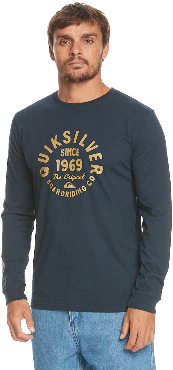 Quiksilver Pánské triko Circled Script Front Regular Fit EQYZT07480-BYJ0 L