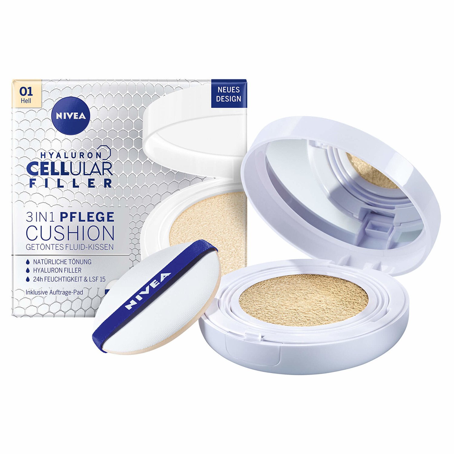 Nivea Pečující tónovací krém v houbičce 3 v 1 Cellular 15 g 01 Light