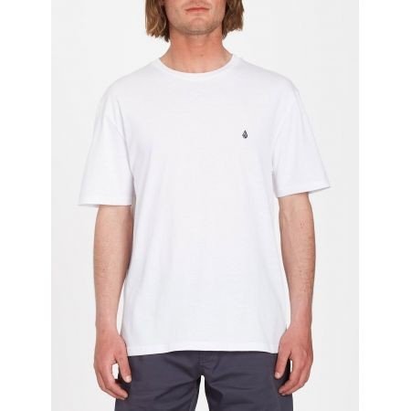 TRIKO VOLCOM Stone Blanks Bsc S/S - bílá - L