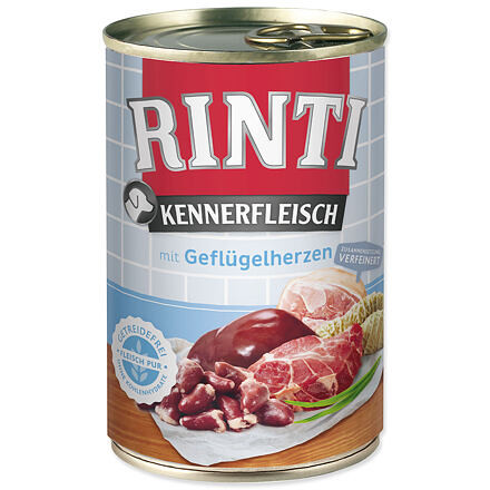 Konzerva RINTI Kennerfleisch drůbeží srdíčka 400 g